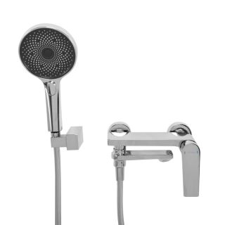 Смеситель для ванны и душаCezares  в комплекте с ручным душем, шлангом и держателем CEZARES COMFORT-VD-01